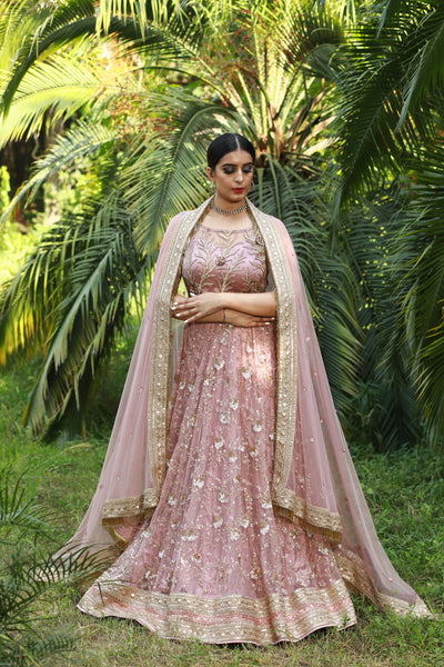 Dusky Pink  Lehenga