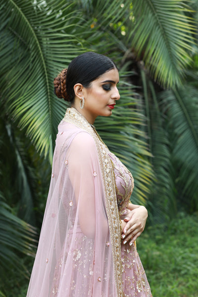 Dusky Pink  Lehenga