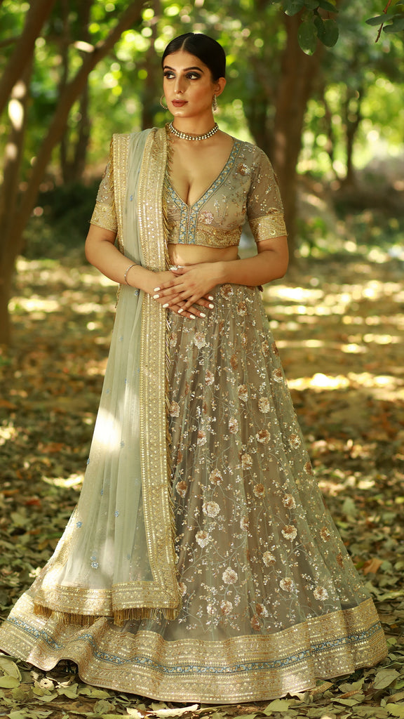 Sand 'n' Grey Lehenga