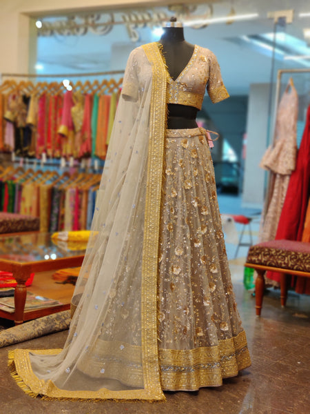 Sand 'n' Grey Lehenga