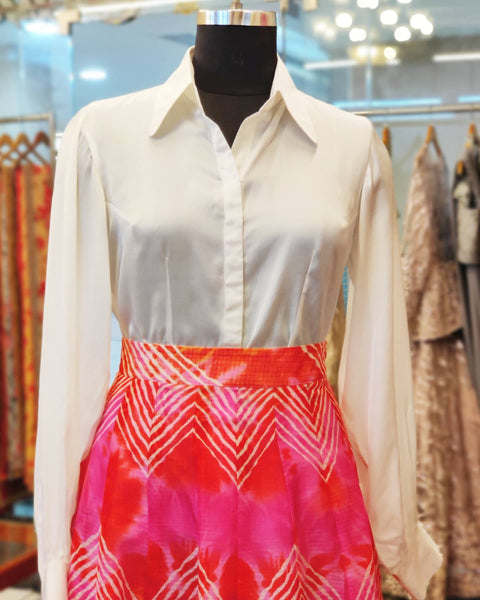 Kota Doria Skirt Set