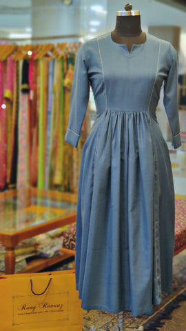 Turkish Blue Cinema Dress