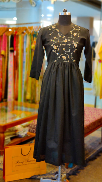 Midnight Black Cinema Dress