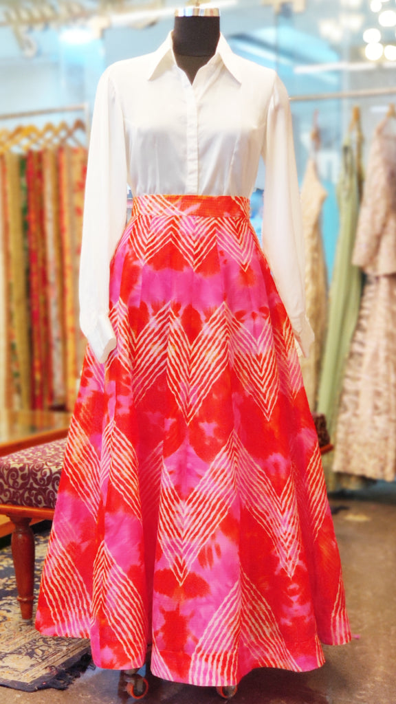 Kota Doria Skirt Set