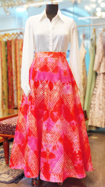 Kota Doria Skirt Set