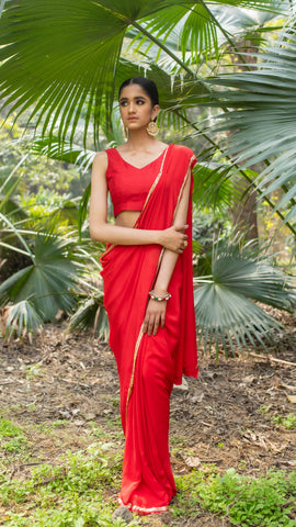 My Rang - Scarlet Red Saree