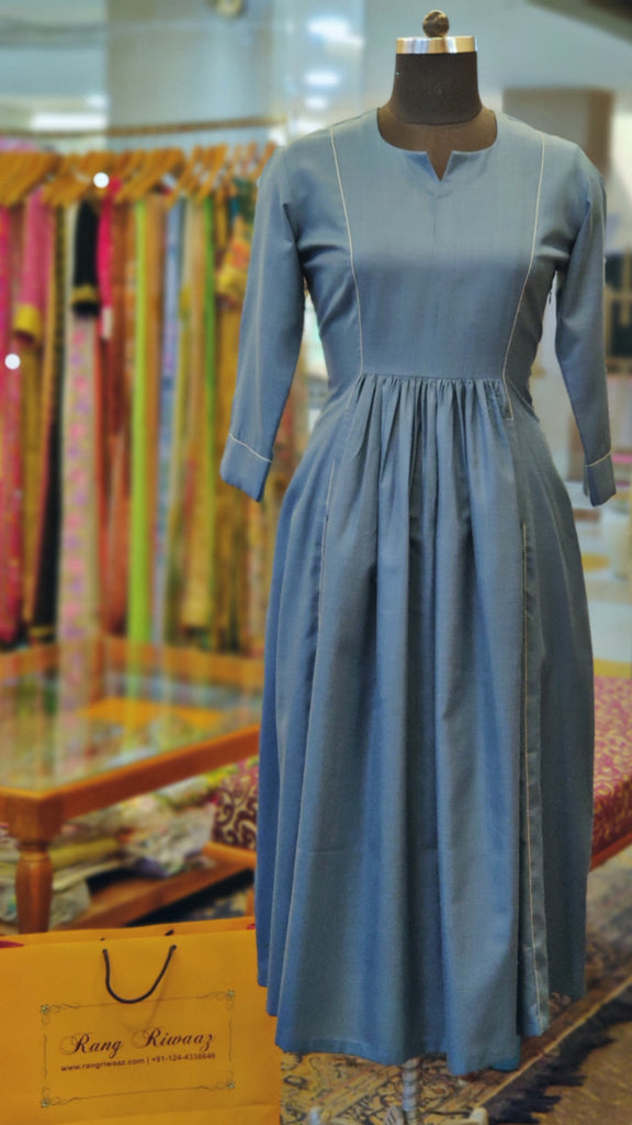 Turkish Blue Cinema Dress